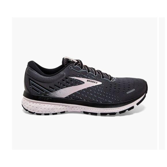 Brooks Shoes - Brooks Women's 7.5 Brooks Ghost 13 Running Sneakers Shoes Dark Gray/Light Pink